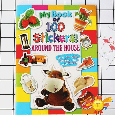 

Sticker Books for Baby Leaning English Story Book with Stickers Preschool Early Learning Educational children Toy