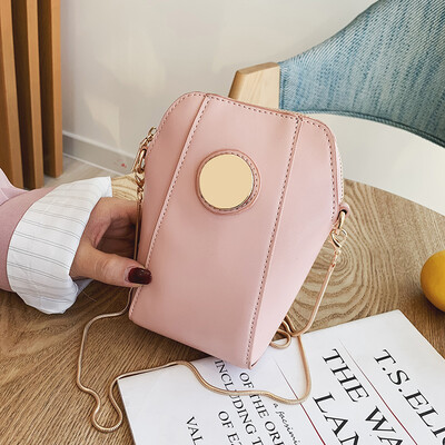 

Ins wild small bag female 2019 new wave Korean version of the simple shoulder Messenger bag net red chain bag shell bag