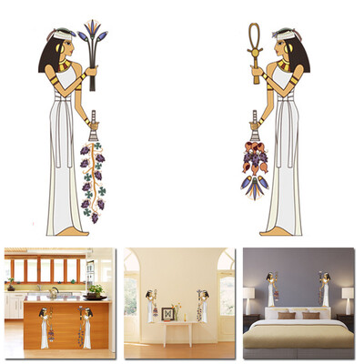 

Ancient Egypt Handmaiden PVC Wall Art Sticker DIY Decal Home Room Mural Decal