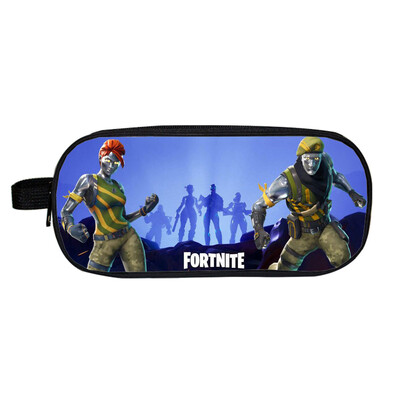 

Fortnite Night Animation Children Pencil Bag Pen Bags Students Stationery Bag