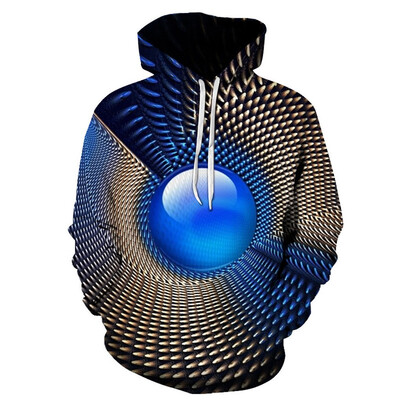 

Toponeto Unisex Mens 3D Printing Creative Round Neck Casual Long Shirts Top Blouse