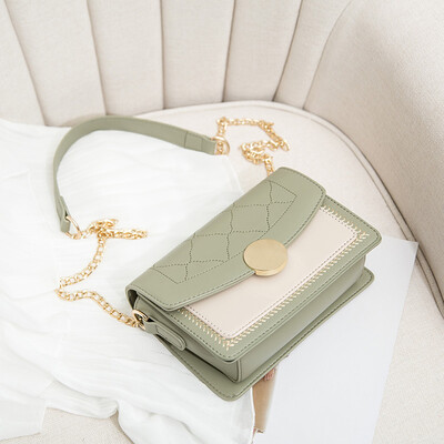 

Young woman Korean version fashion chain bag network celebrity small square bag oblique carry bag small fresh single shoulder woma