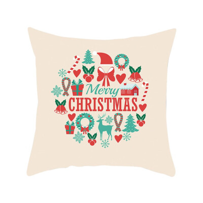 

〖Follure〗Merry Christmas Pillow Cases Nordic Sofa Cushion Cover Home Decoration