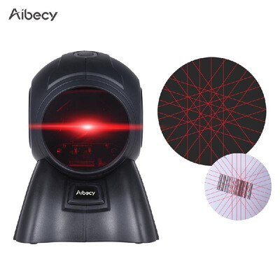 

Aibecy Omni-directional 20 Lines 1D USB Orbit Barcode Scanner Reader Auto Scanning 1800ts Speed 30° Adjustable Head