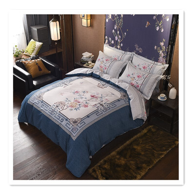 

Princess style dream flower cotton bed four-piece set of sheets