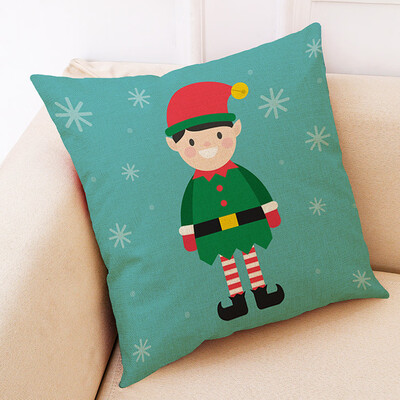 

Tailored Christmas Home Decor Cushion Cover Graffi Style Throw Pillowcase Pillow Covers