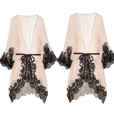

Women Sexy Sleepwear Chemise Kimono Sleep Nightie Gown Bath Robe Coat jacket