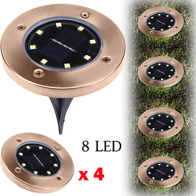 

〖Follure〗LED Solar Power Buried Light Under Ground Lamp Outdoor Path Way Garden Deckin