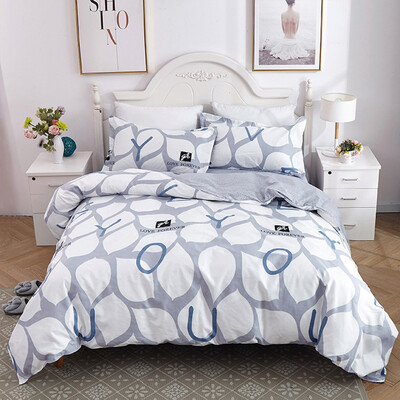 

Toponeto Three Piece Bedding Tribute Cotton Pillowcase Creative Pattern Full Size