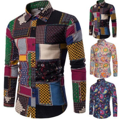 

New Fashion Mens Luxury Casual Stylish Slim Fit Long Sleeve Casual Dress Shirts