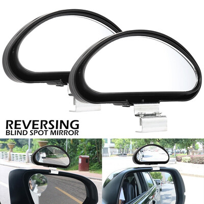 

2Pcs Car Van Blind Spot Driving Mirror Towing Reversing Blindspot Adjustable