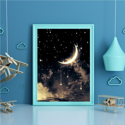 

Toponeto Embroidery Paintings Rhinestone Pasted DIY Diamond Painting Cross Stitch 5D