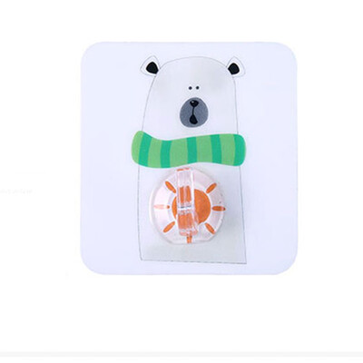 

Siaonvr Cartoon Animal Socket Hook Power Cord Storage Rack Strong Sticky Hook