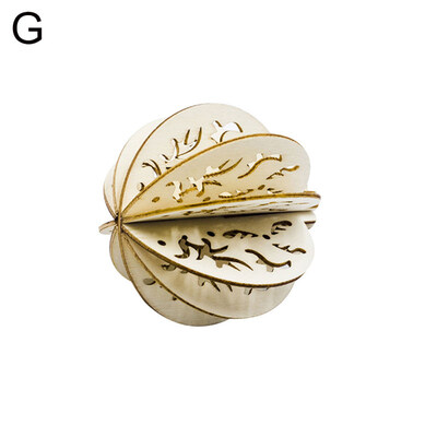 

5Pcs Christmas Wood Hanging Ornament Star Ball Bell Angel Xmas Tree Party Decor