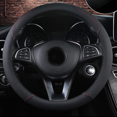 

New Black Car Steering Wheel Cover Car Interior For 145-15 Inch Steering Wheels