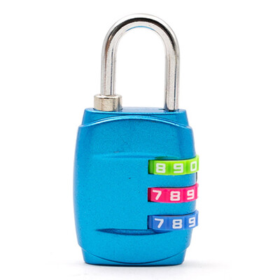 

Mini Travel 3 Digit Code Padlock Safe Combination Gym Baggage Suitcase Lock Padlock Lock
