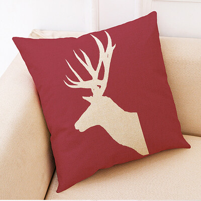 

〖Follure〗Christmas Home Decor Cushion Cover Graffi Style Throw Pillowcase Pillow Covers