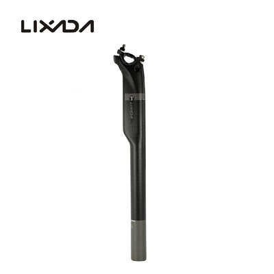 

Lixada 3K Carbon Fiber Bicycle Seatpost Saddle Post MTB Mountain Road Bike Seat Tube Bike Cycling Seatpost 272mm308mm316mm