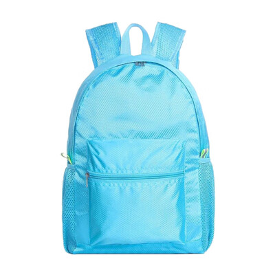 

2019 Fashion Women Casual Double Shoulder Backpack Men Large Lightweight Folding Waterproof Breathable Sportswear Accessories