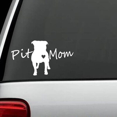 

Tailored Reflective Waterproof Pit Mom Pit Bull Pitbull Dog Decal Car Sticker Decoration