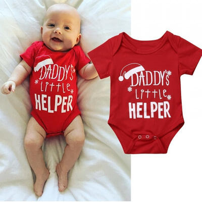 

Christmas Newborn Baby Boys Girls Romper Bodysuit Jumpsuit Clothes Outfit Costume