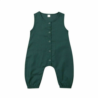 

Kids Newborn Baby Boy Girl Cotton Romper Bodysuit Jumpsuit Linen Clothes Outfit