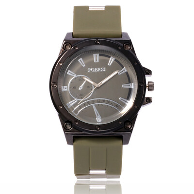 

Fashion quartz watch mens sports&leisure business silicon