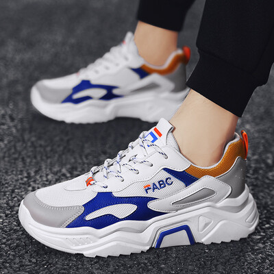 

Mens shoes versatile sports casual fashion shoes mens breathable mesh old tidal shoes