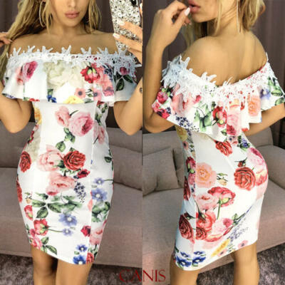 

Womens Bandage Bodycon Short Sleeve Evening Party Cocktail Club Short Mini Dress