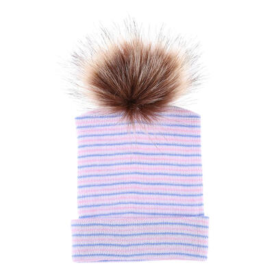 

Newborn Baby Knitted Hat Pompom Kids Winter Boys Girls Warm Caps Beanie