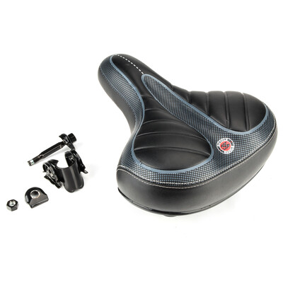 

Ktaxon Comfort Wide Big Bum Bike Gel Cruiser Extra Sporty Soft Pad Bicycle Saddle Seat