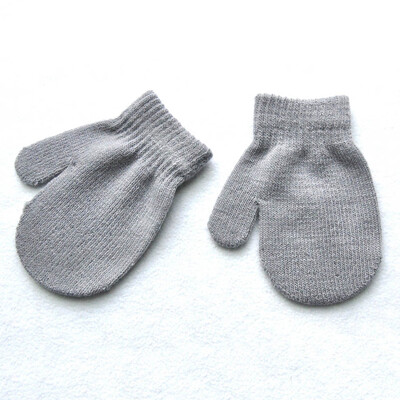 

New Toddler Baby Boy Girl Cute Soft Knit Gloves Winter Gloves Warm