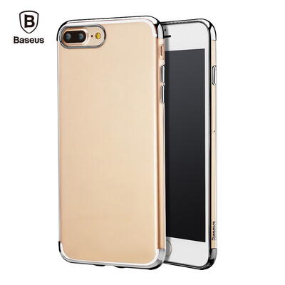 

Baseus Shining Series Ultra Slim Electroplate Plating TPU Soft Clear Protective Skin for iPhone 7 Plus