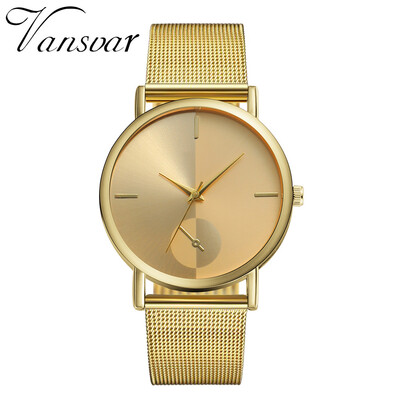 

Vansvar New Arrival Minimalist Ladies Quartz Wristwatches Black Mesh Fashion Clock Bracelet Women Watch Relogio Feminino Hot 533