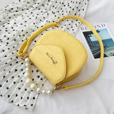 

Tailored Fashion Women Serpentine Leather Crossbody Bags Handle Bags Pearl Shoulder Bags
