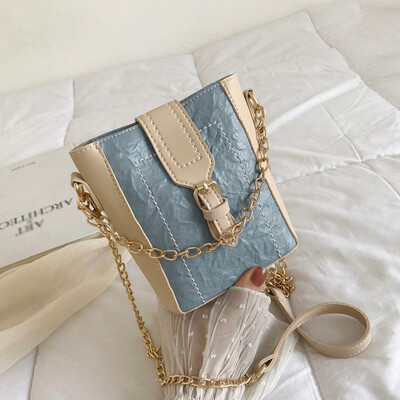 

Tailored Women Bag New Small Fresh Slanting Chain Bag Small Bag Shoulder Bag Student Bag