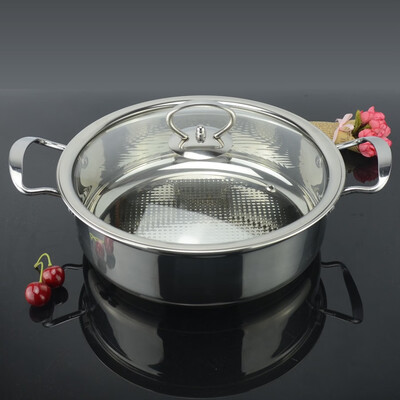 

Free shipping High quality stainless steel combination pot Eco-Friendly food grade Thermal Cooker pan for induction cooker
