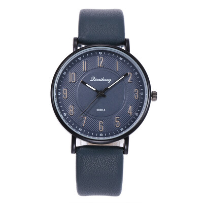 

Micro-commercial source new fashion couple belt watch men