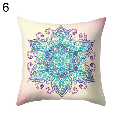 

Mandala Love Heart Throw Pillow Case Cushion Cover Sofa Bed Car Office Decor