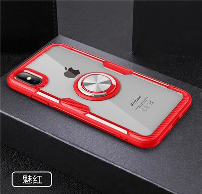 

Back Cover For iPhone X XS Case Car Holder Stand PC TPU Ring Suction Scratchproof Bracket Made in Germany