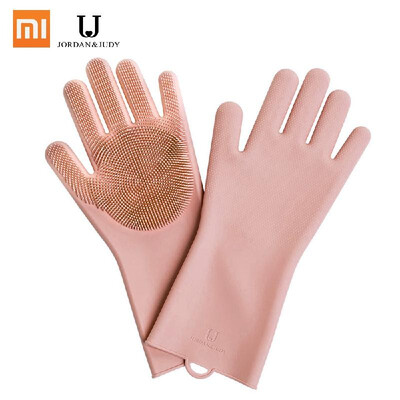 

Xiaomi Magic Silicone Cleaning Gloves Heat Insulation Non-slip Dishwashing Glove Double-sided Wear Gloves For Home Kitchen