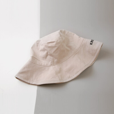 

Embroidery letter fisherman hat summer street sun basin hat day wear ingress large eaves sun hat couple sun hat