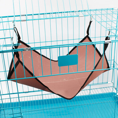 

Pet Hammock Kitten Hanging Bed Cage Swing Fun Toy Rest Sleep Cool Thin