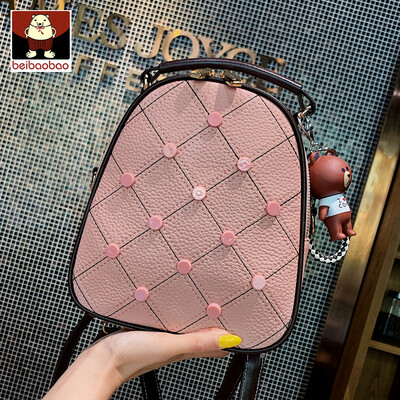 

Ins shoulder bag small backpack women 2019 new Korean version of Joker multi-purpose bag fashion shoulder Messenger bag