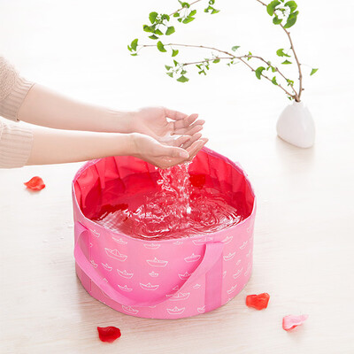 

〖Follure〗10L Portable Multi-functional Durable Leak-Proof Wash Basin Collapsible Bucket F