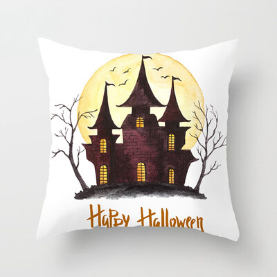 

New Halloween Pumpkin Pillow Case Waist Throw Cushion Cover Sofa Holiday Decoration Home Sofa Decor 17 Styles