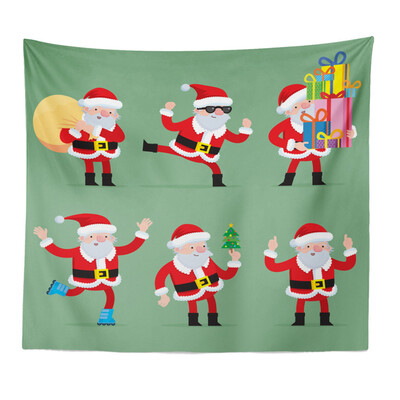 

Tailored Merry Christmas Beach Cover Up Tunic Tapestry Tablecloth Home Decoration