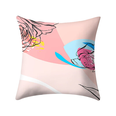 

Toponeto Print Pillow Case Polyester Sofa Car Cushion Cover Home Decor 45 X 45cm