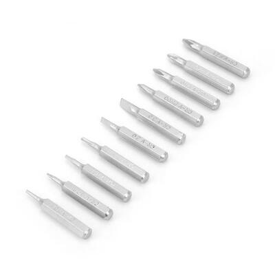 

Greensen 10PCS 4mm Shank Screwdriver Bits Set Repair Tools PH00PH0Z1Z0302010T5T4Star 08