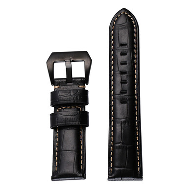 

〖Follure〗Calf Leather Padded Replacement Watch Band Buckle Wrist Band Strap 20 MM